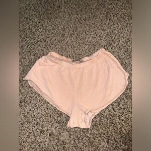 PULL AND BEAR lounge pink shorts